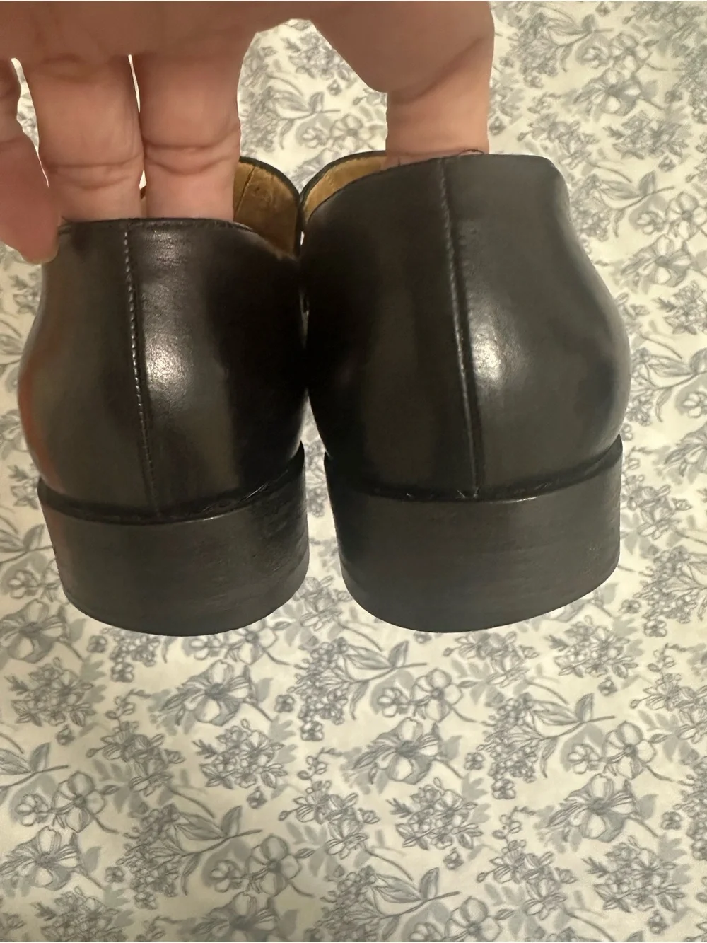 Gucci Black Leather Men's Slip-On Loafers